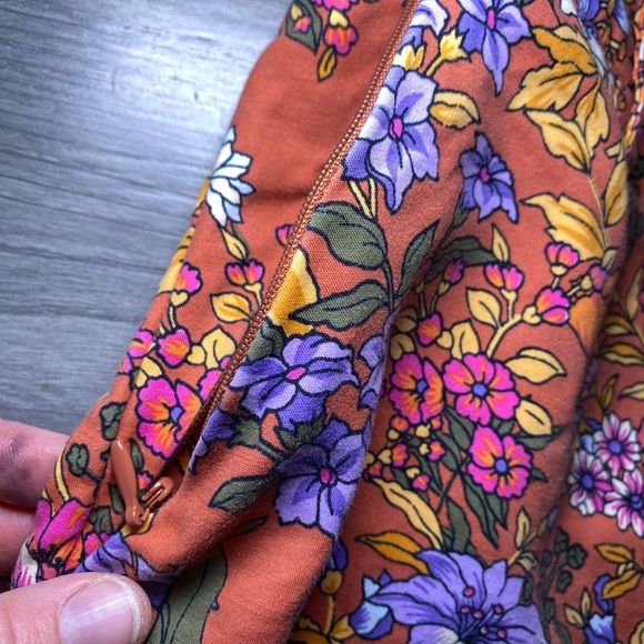 EUC Anthropologie Maeve Floral Wide Leg High Waisted Cropped Pants - Picture 5 of 16